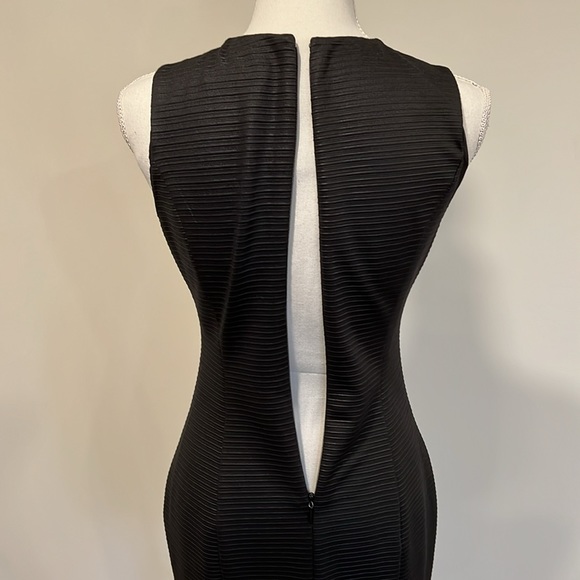 Guess Los Angeles Black Sleeveless Dress Ribbed with Cut Outs Size 4 - Picture 6 of 10